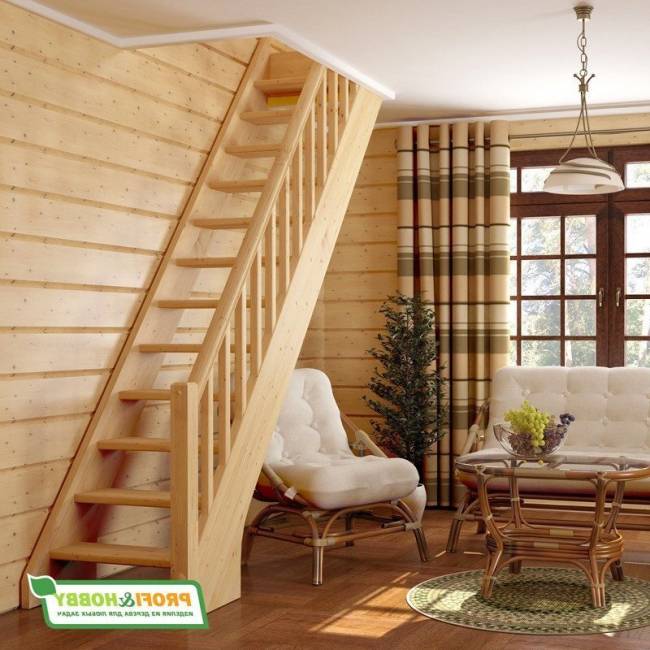 Деревянная лестница ЛС-10у