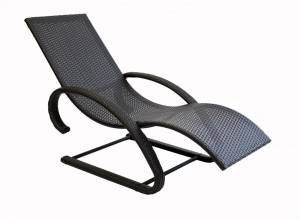 Лежак -шезлонг Модена ротанг искусственный (коричневый) Лежак -шезлонг Модена ротанг искусственный (коричневый)