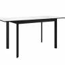 Стол DikLine LK110 Керамика Белый мрамор/подстолье черное/опоры черные