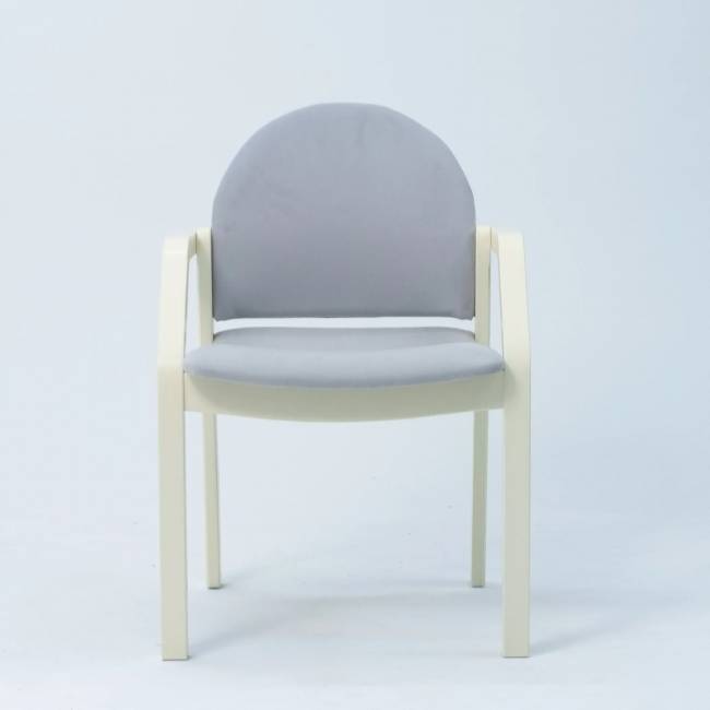 Стул-кресло Джуно 2.0 слоновая кость/серый