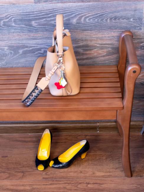 Банкетка с подлокотниками Лулу, орех