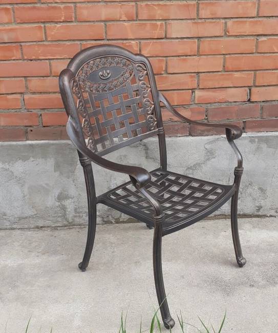 Кресло из литого алюминия GERA