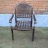 Кресло из литого алюминия GERA