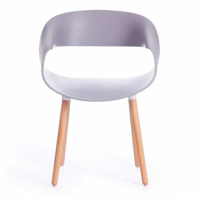 Стул КXX/QXX (мод.C1058-1) пластик/дерево, 60х53х81см, серый/натуральный (Комплект из 4 шт.) серый пластик/дерево Стул КXX/QXX (мод.C1058-1) пластик/дерево, 60х53х81см, серый/натуральный (Комплект из 4 шт.) серый пластик/дерево