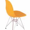 Стул Eames желтый, опора металл Стул Eames желтый, опора металл