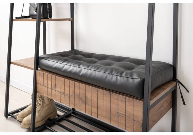 Гранд 15.124 дуб крафт табачный / кожзам HOLST Black