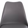 Стул TULIP IRON CHAIR (mod.EC-123) металл/пластик, 54,5*48*83,5см, серый (Комплект из 4 шт.) серый металл/пластик