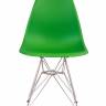 Стул Eames зеленый, опора металл