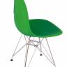 Стул Eames зеленый, опора металл