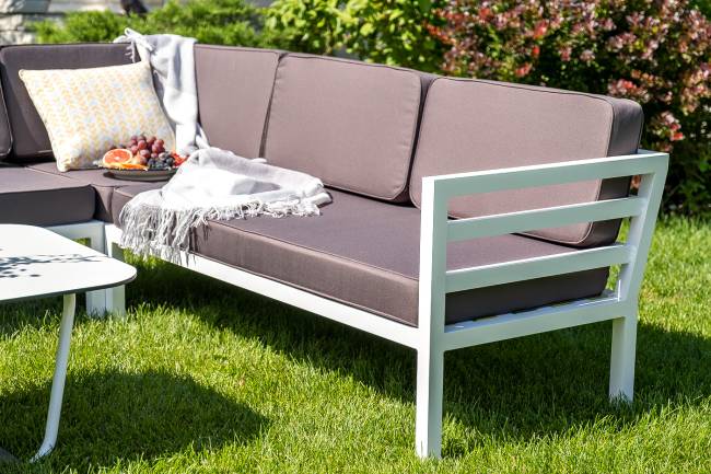 "Глория" модуль диванный левый, каркас из алюминия "Глория" модуль диванный левый, каркас из алюминия