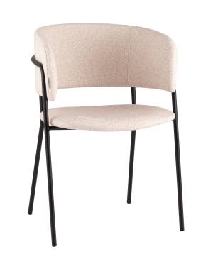 Кресло Нэлли New буклированный велюр бежевый Кресло Нэлли New буклированный велюр бежевый