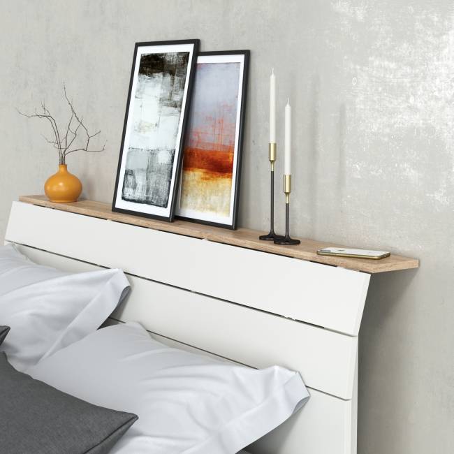 Муссон Спальня № 16 цвет белый/дуб эндгрейн элегантный, ортопед Муссон Спальня № 16 цвет белый/дуб эндгрейн элегантный, ортопед