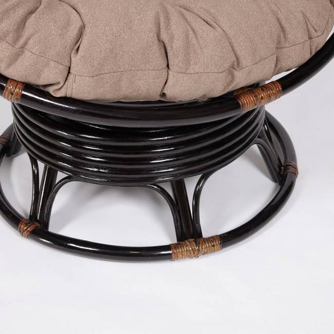 Кресло-качалка PAPASAN/ПАПАСАН w 23/01 B /с подушкой/ 115х78х104 см, Antique brown (античный черно-коричневый), экошерсть Коричневый, 1811-5 Antique brown (античный черно-коричневый) Кресло-качалка PAPASAN/ПАПАСАН w 23/01 B /с подушкой/ 115х78х104 см, Antique brown (античный черно-коричневый), экошерсть Коричневый, 1811-5 Antique brown (античный черно-коричневый)