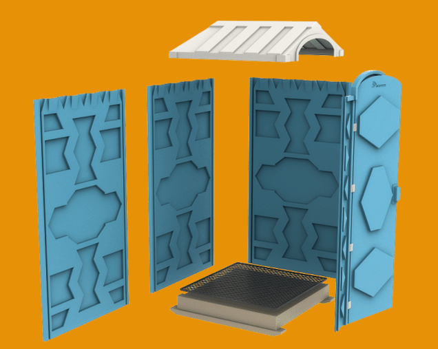 Мобильная туалетная кабина УНИВЕРСАЛ EcoGR