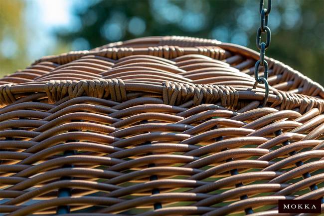 MOKKA МАЙОРКА / MAJORCA подвесное кресло двухместное, цвет капучино MOKKA МАЙОРКА / MAJORCA подвесное кресло двухместное, цвет капучино