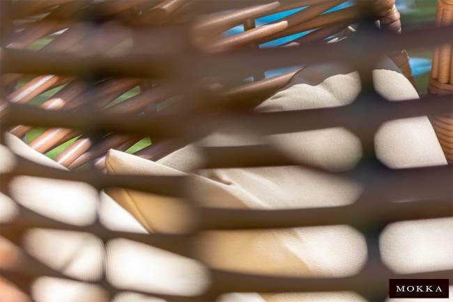 MOKKA МАЙОРКА / MAJORCA подвесное кресло двухместное, цвет капучино MOKKA МАЙОРКА / MAJORCA подвесное кресло двухместное, цвет капучино