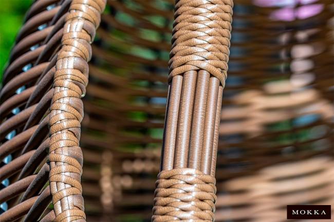 MOKKA МАЙОРКА / MAJORCA подвесное кресло двухместное, цвет капучино MOKKA МАЙОРКА / MAJORCA подвесное кресло двухместное, цвет капучино