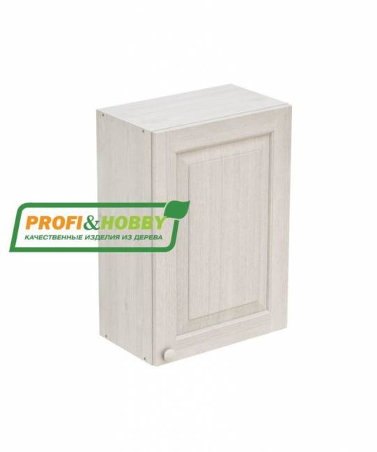 Шкаф навесной 500 х 300 х 720 филенка, сосна, бесцветный лак Шкаф навесной 500 х 300 х 720 филенка, сосна, бесцветный лак