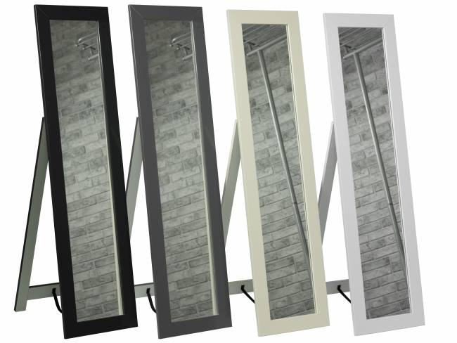 Зеркало напольное BeautyStyle 8 серый графит 138 см х 35 см