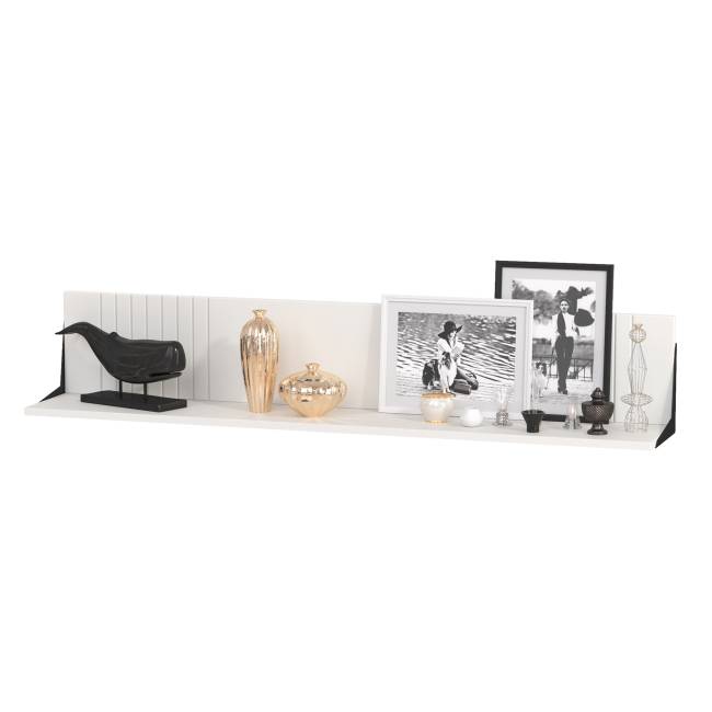 Стенка для аппаратуры Валенсия № 100 цвет белый шагрень Стенка для аппаратуры Валенсия № 100 цвет белый шагрень