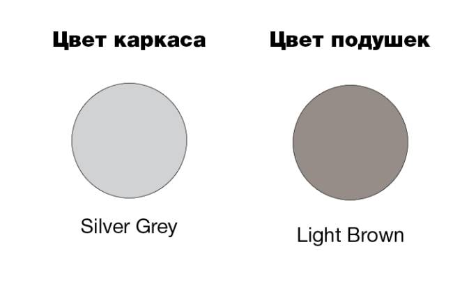 Комплект пластиковой мебели Mykonos XL серебристый, светло-коричневый Комплект пластиковой мебели Mykonos XL серебристый, светло-коричневый