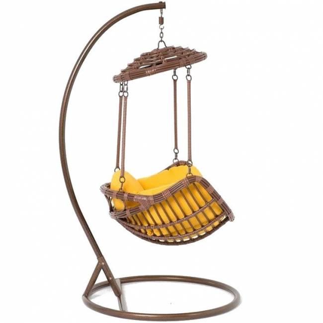 Подвесное кресло из искусственного ротанга Vinotti 44-004-18 Подвесное кресло из искусственного ротанга Vinotti 44-004-18