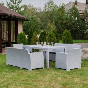 Комплект мебели GRAND LANA DINING XL светло-серый