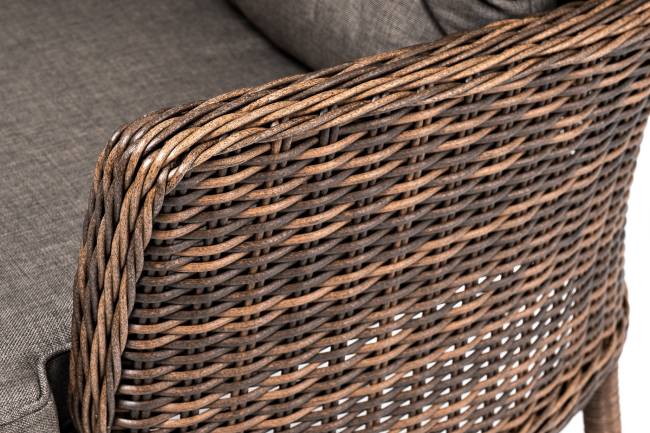 "Алиса" кресло плетеное, цвет коричневый с подушками "Алиса" кресло плетеное, цвет коричневый с подушками