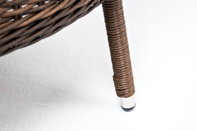 "Алиса" кресло плетеное, цвет коричневый с подушками "Алиса" кресло плетеное, цвет коричневый с подушками