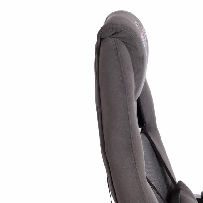 Кресло Драйвер/Driver (22) флок/ткань, серый/серый, 29/TW-12 серый/серый флок/ткань