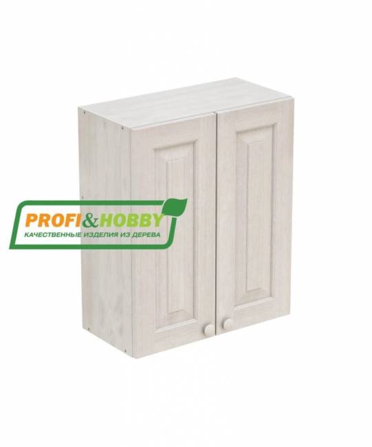Шкаф навесной 600 х 300 х 720 филенка, сосна, без покраски