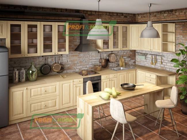 Шкаф навесной 600 х 300 х 720 филенка, сосна, без покраски