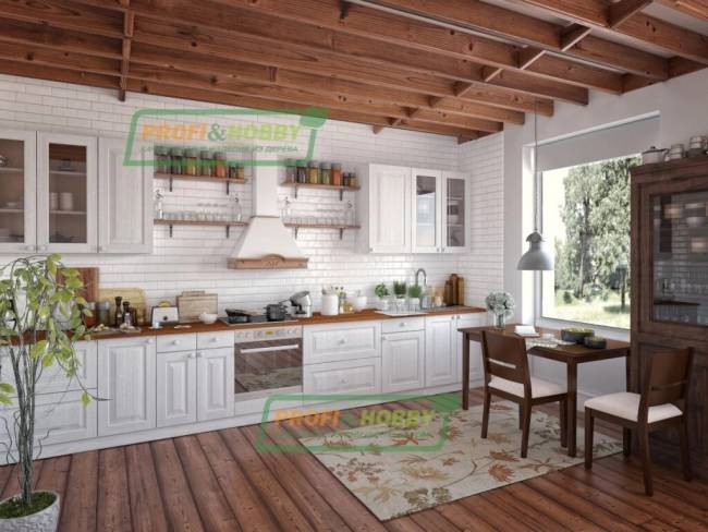 Шкаф навесной 600 х 300 х 720 филенка, сосна, без покраски