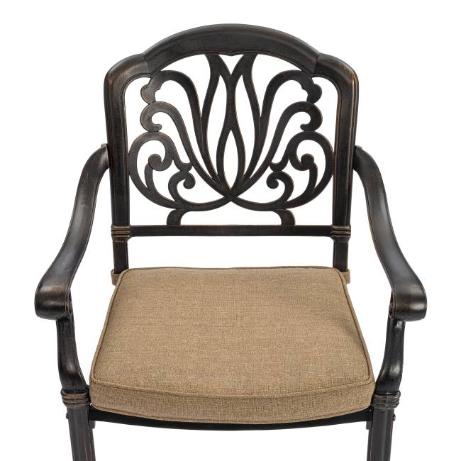 Комплект Secret de Maison Квартет/Quartet (стол+4 стула) алюминиевый сплав, бронзовый (Комплект из 4 шт.) бронза/bronze алюминиевый сплав