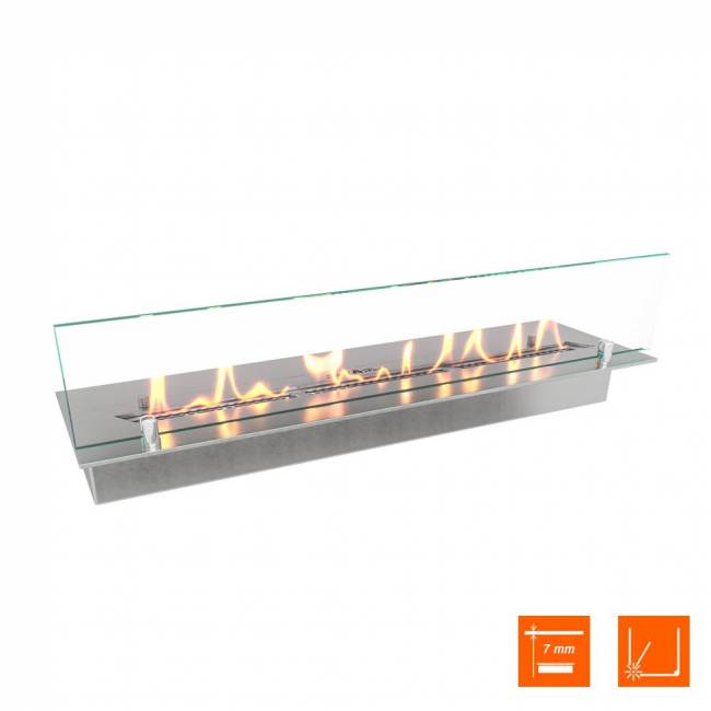 Топливный блок SteelHeat LINE GLASS 600