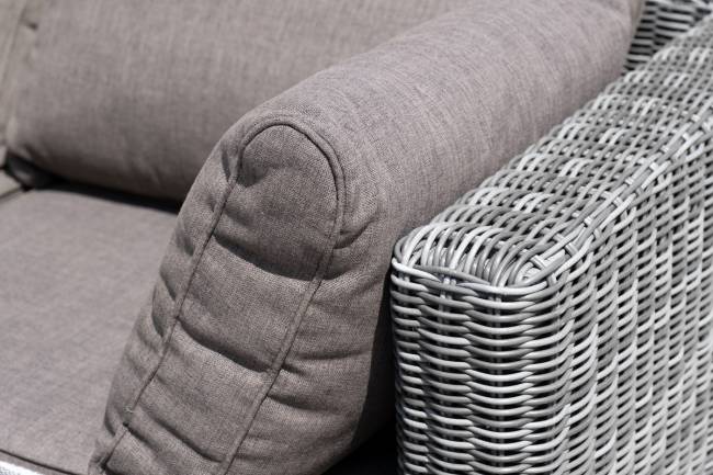 "Лунго" трансформирующаяся лаунж-зона из искусственного ротанга, цвет графит