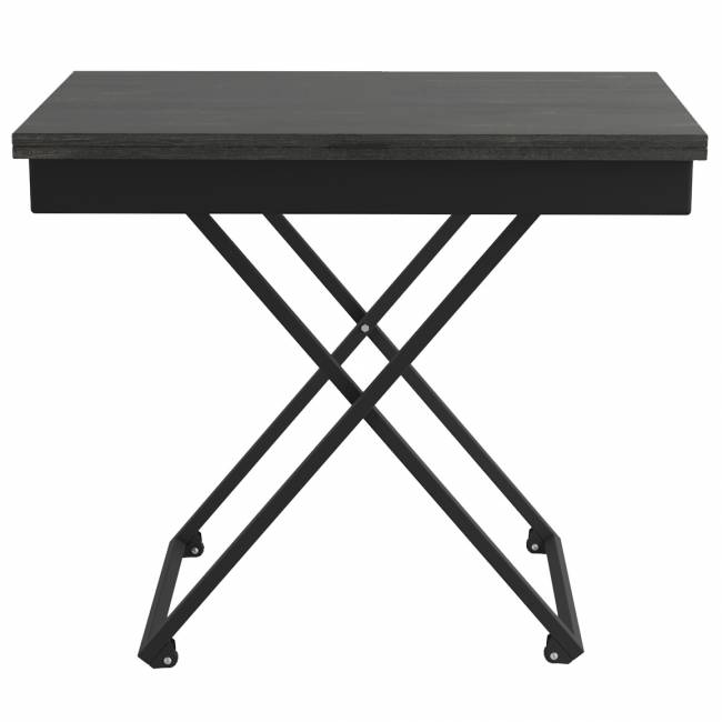Стол универсальный трансформируемый АНДРЭ Loft ЛДСП интра/чёрный Стол универсальный трансформируемый АНДРЭ Loft ЛДСП интра/чёрный