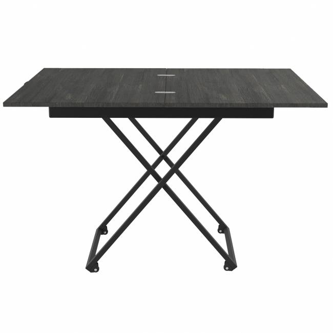Стол универсальный трансформируемый АНДРЭ Loft ЛДСП интра/чёрный Стол универсальный трансформируемый АНДРЭ Loft ЛДСП интра/чёрный