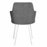 Стул DikLine 345 C56 серый, ножки белые