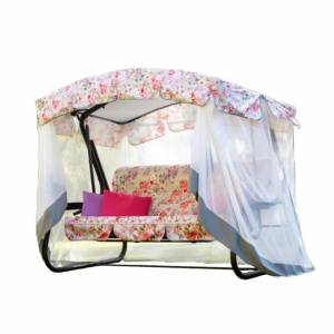 Качели садовые 3-х местные Турин Премиум FLOWER Качели садовые 3-х местные Турин Премиум FLOWER