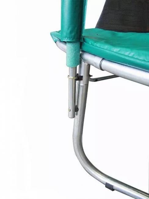 Батут 12FT 3,66м с защитной сеткой (внутрь) с лестницей, зелёный Батут 12FT 3,66м с защитной сеткой (внутрь) с лестницей, зелёный