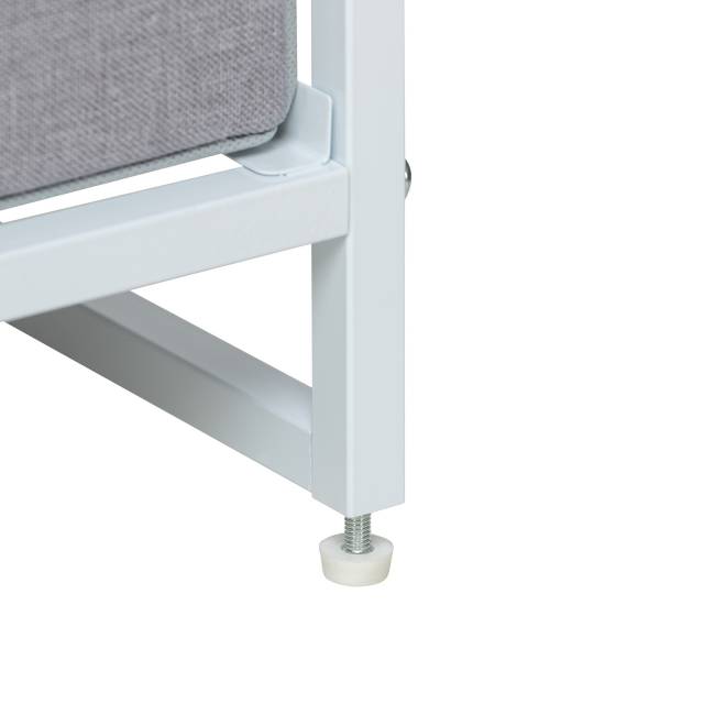 Комод Leset Ноа 9 ящиков Белый Светло-серый Комод Leset Ноа 9 ящиков Белый Светло-серый