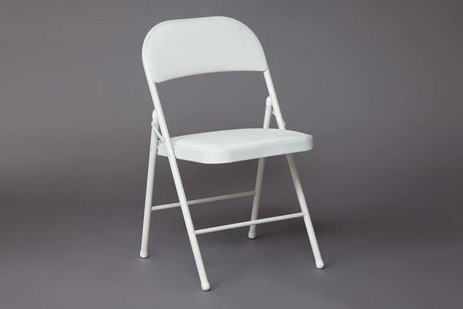 Стул складной FOLDER (mod. 032) / 1 шт. в упаковке каркас: металл, сиденье/спинка: экокожа, 41*51*76см, белый белый каркас: металл, сиденье/спинка: экокожа Стул складной FOLDER (mod. 032) / 1 шт. в упаковке каркас: металл, сиденье/спинка: экокожа, 41*51*76см, белый белый каркас: металл, сиденье/спинка: экокожа