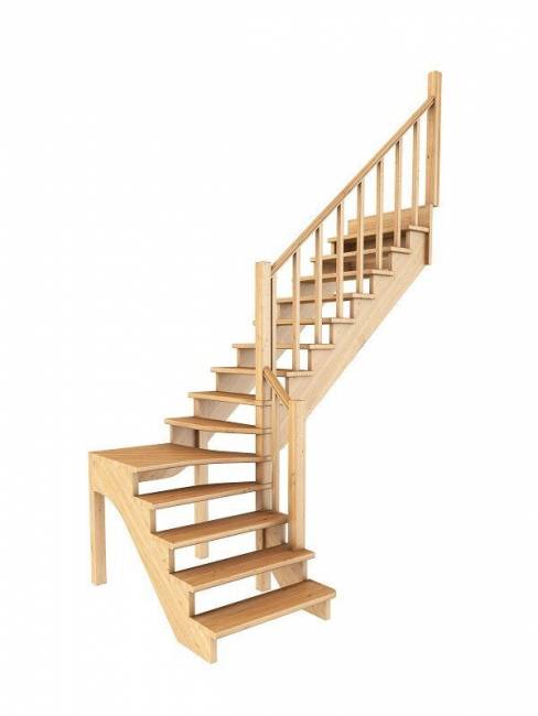 Деревянная лестница К-031м/3