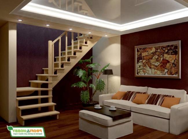 Деревянная лестница К-031м/3