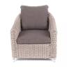 "Кон Панна" кресло из искусственного ротанга, цвет бежевый