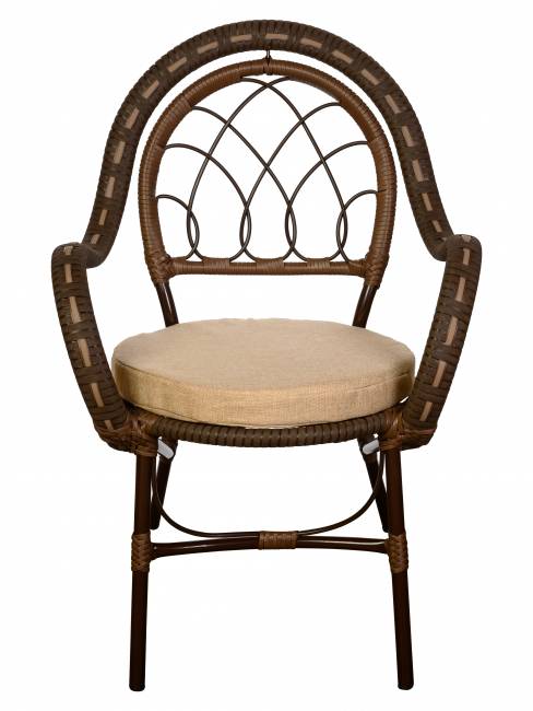 Комплект из искусственного ротанга Java (Ява)-6 (цвет: Орех)