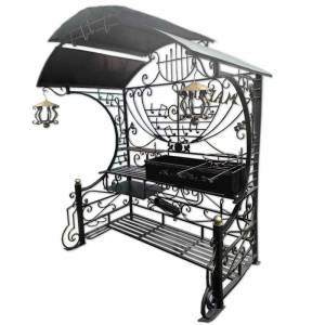 Кованный мангал ручной работы "Маэстро" Кованный мангал ручной работы "Маэстро"