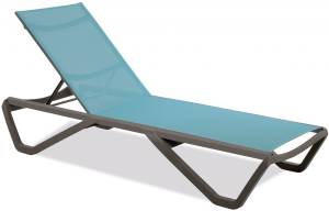 Шезлонг-лежак металлический Wave Paint тортора, бирюзовый 1910х715х300 мм Шезлонг-лежак металлический Wave Paint тортора, бирюзовый 1910х715х300 мм