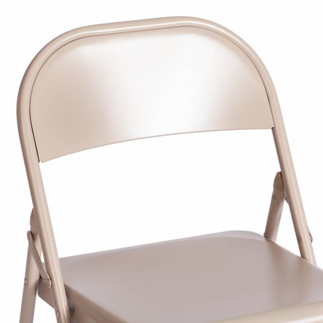 Стул складной FOLDER (mod. 3023(II)) металлический, 46,5 x 48 x 75, 7-beige (Комплект из 6 шт.) бежевый металлический Стул складной FOLDER (mod. 3023(II)) металлический, 46,5 x 48 x 75, 7-beige (Комплект из 6 шт.) бежевый металлический